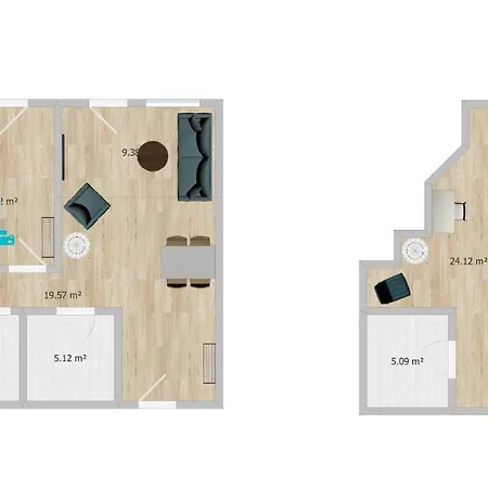 Appartement Galeriewohnung In
